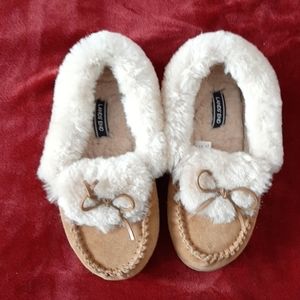 Land's End shearling slippers